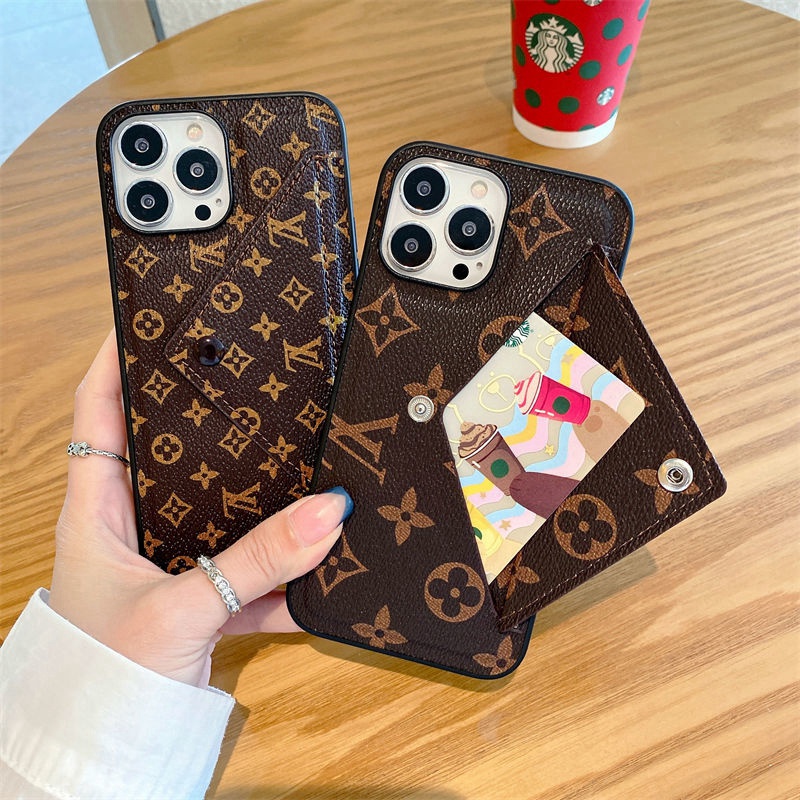 Lv Louis Vuitton iphone 18 pro max card holder case timeless monogram case - card slot view 5