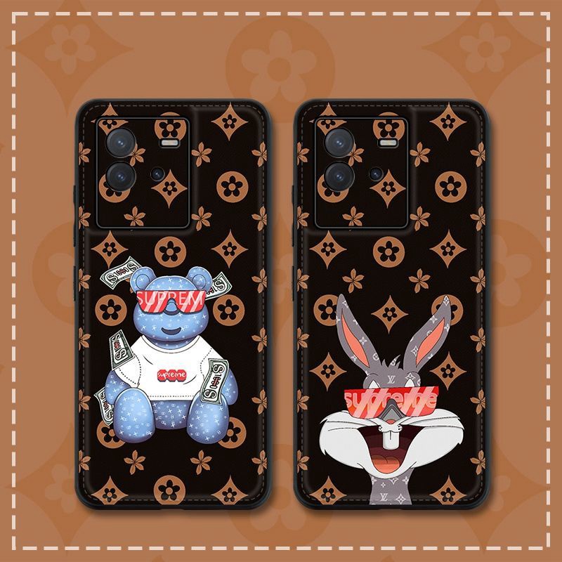 Lv Louis Vuitton iphone 18 pro max jacket case leather-touch case - full print back view 3