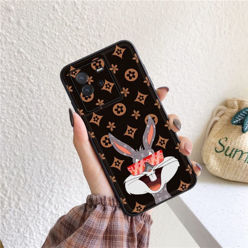 Lv Louis Vuitton iphone 18 pro max jacket case leather-touch case - full print back view 5