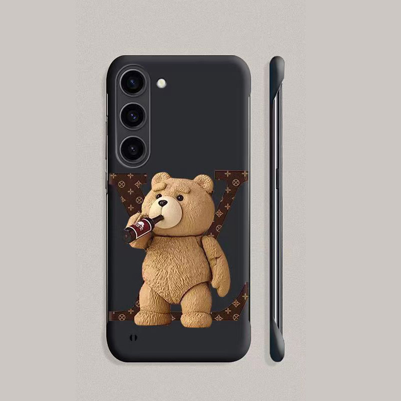 Lv Louis Vuitton iphone 18 pro max jacket case embossed case - full print back view 3