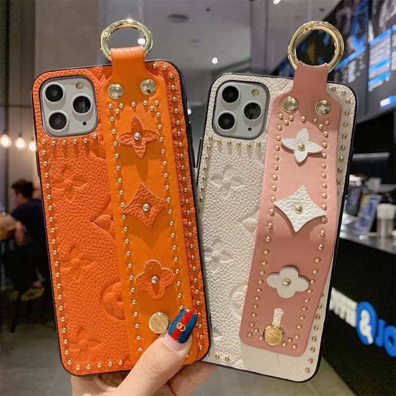 Lv Louis Vuitton iphone 18 pro max jacket case leather-touch case - ring grip with kickstand view 3